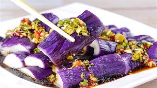 Cold Eggplant Salad, Keeping the Eggplant Fresh and Purple