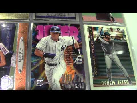 Derek Jeter Childhood Card Binder