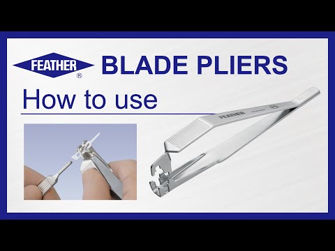 【How to use】FEATHER Blade Pliers