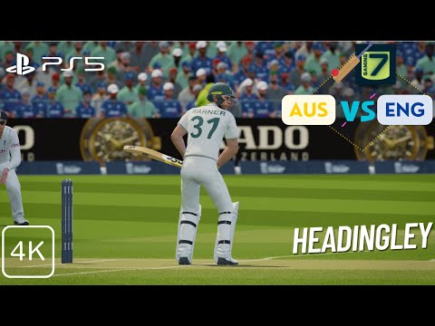 [PS5️⃣]🏏It sounded good !!!🔹🇦🇺 Aus Vs Eng📍Headingley🔹#Cricket 24🔹4k🔹#Gameplay🔹60FPS🔹Test