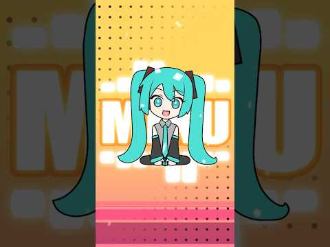 Hatsune Miku rhythm animation #Miku #anime #digitalart