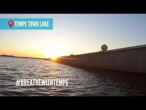 Sunset at Tempe Town Lake - Breathe with Tempe series