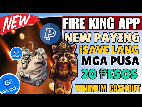 CASH FIRE KING=NEW PAYING APP GCASH(LAZADA)||JUST SAVE ALL KITTEN TO EARN#makemoneyonline#earningapp