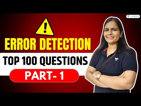 Top 100 Questions - Error Detection (Part-1) English Grammar Nimisha Bansal | Bank Affairs