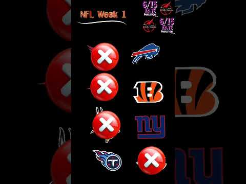 NFL Sunday Week 1 Predictions with Wild Card Mar