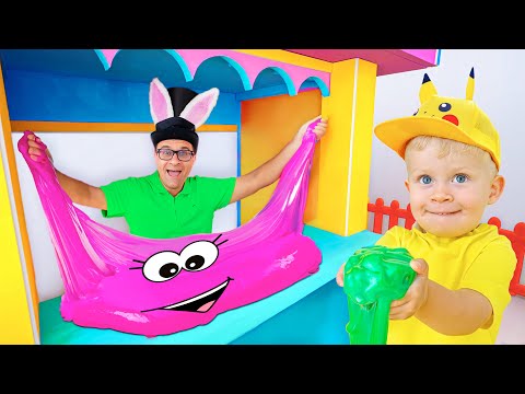 Oliver and Adam - SLIME Shop Adventure + More Fun Challenges