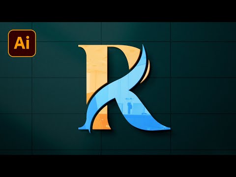 Logo Design - Letter Logo Design Illustrator | R Letter Logo | Adobe Illustrator CC