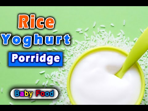 RICE YOGHURT Porridge|| Stage 1 baby food|| How to make Curd Rice for Babies|| 6month plus Baby food