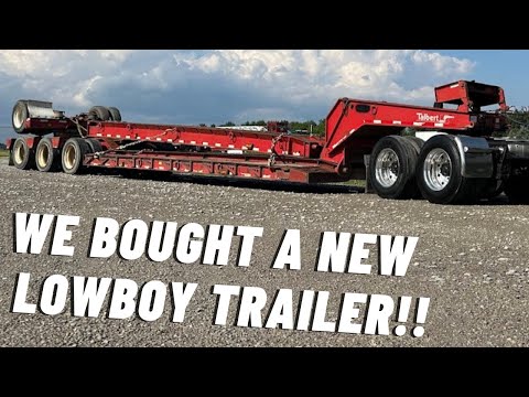 We bought a 50 Ton Modular Lowboy!! | What to look for and what to fix on the new Talbert Trailer