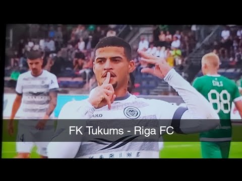 FK Tukums 2000/Telms vs Riga FC 0-1 goal penalty 04-08-2024