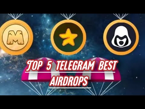 Top 5 telegram best airdrops..