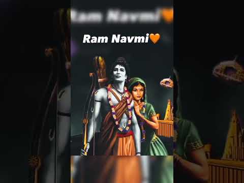 Viral ram ji song Ram navmi coming 17 April 🥳🚩Jai Shree Ram👀💞#status #youtubeshorts