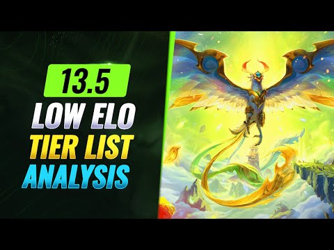 UPDATED Low Elo Tier List Patch 13.5 IN DEPTH ANALYSIS - League of Legends Season 13