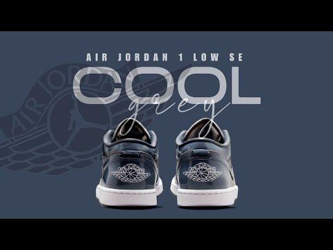 COOL GREY 2024 Air Jordan 1 Low SE DETAILED LOOK + PRICE