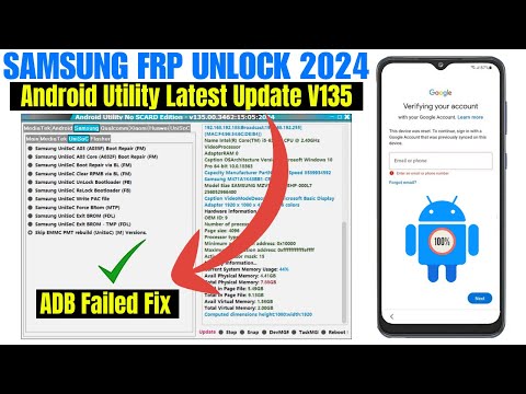 ONE CLICK SAMSUNG FRP BYPASS 2024 | SAMSUNG FRP UNLOCK TOOL 2024 | ADB FAIL FIX TOOL