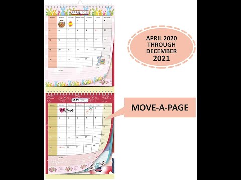 2020-2021 2 Month Wall Calendar by StriveZen