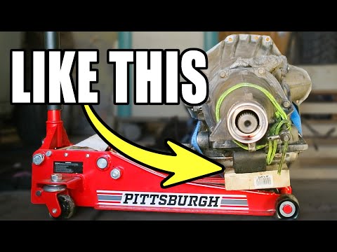 How to Drop a Transmission WITHOUT a Transmission Jack