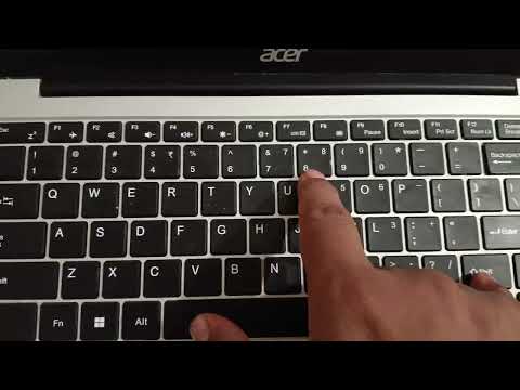 how to write asterisk on keyboard