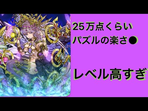 【パズドラ】ランダン 25万点くらいの立ち回り