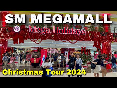 One of the Philippines’ Five Biggest Malls! | SM MEGAMALL - Christmas Tour 2024 in Mandaluyong City!