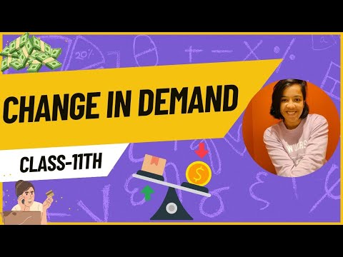 Change in demand #class11 #microeconomics #demand #changeindemand