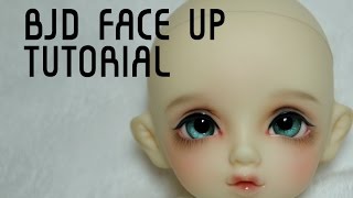 bjd faceup tutorial