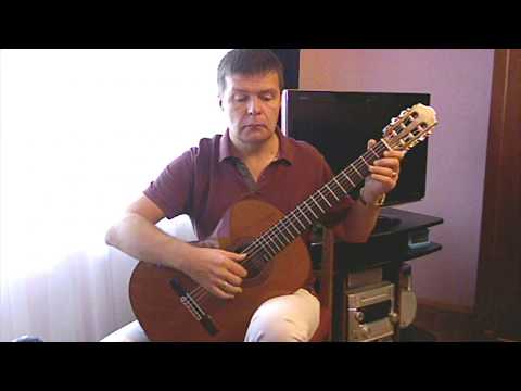 E. G. Baron. Lute Suite. Part 3: Menuet (Менуэт). Guitar V. Sharii.