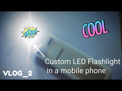 How I made the custom flashlight! | VLOG_2  | Warangal city.