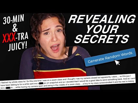 REVEALING YOUR SECRETS (Using a Random Word Generator)