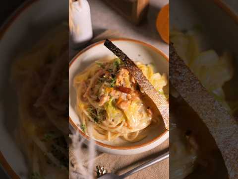 深夜にキメたい昇天パスタ#shorts #料理 #pasta