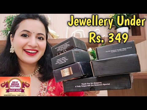 Amazon Jewellery Haul Under Rs. 349 / Amazon Great Indian festival sale Haul / Neema's Talk