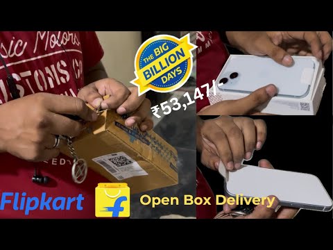 iPhone 15 Unboxing - Flipkart Big Billion Days Sale Unit 2024