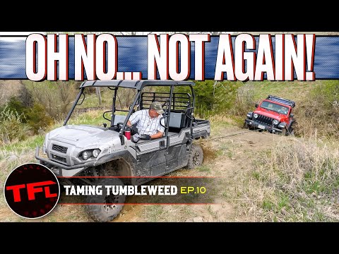 I Can't Believe I Made The Same Mistake Twice & Buried My Jeep In Deep Mud | Taming Tumbleweed Ep.10