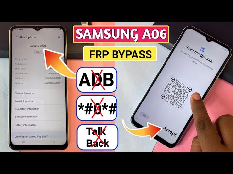 Samsung A06 FRP Bypass Android 14 | TalkBack Not Working | Without Pc 2025 - Google Account Remove