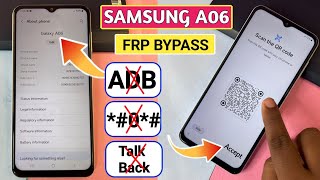 Samsung A06 FRP Bypass Android 14 | TalkBack Not Working | Without Pc 2025 - Google Account Remove