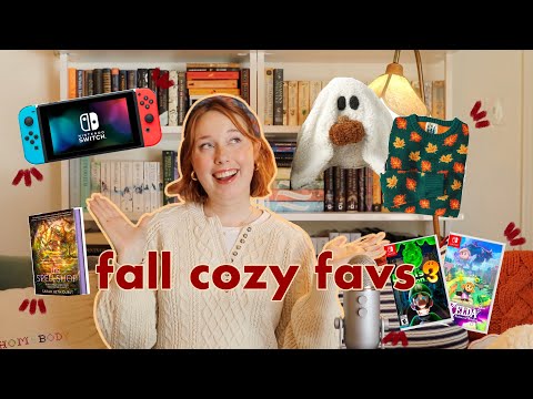 cozy fall favorites: cozy games, books, fall decor and more!