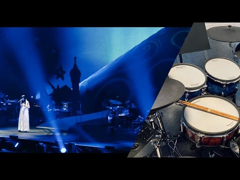 《Aimer Live in Saitama Super Arena "night world" 2021》4. 悲しみはオーロラに Drum cover (with lyrics)