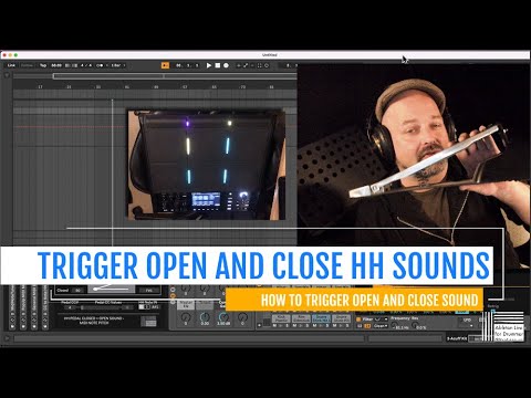 HOW TO TRIGGER OPEN AND CLOSE HH SOUND in Ableton Live via SPD SX Pro and other electronic drums M4L