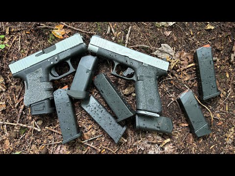 Shooting My Favorite Glocks In The Rain