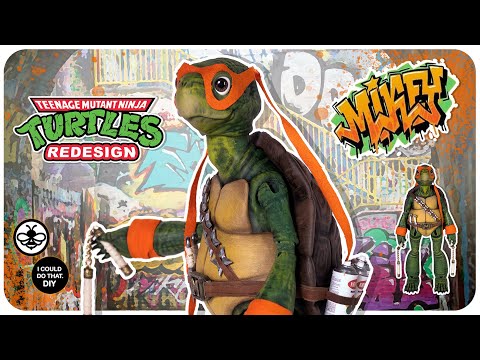 🐢 TEENAGE MUTANT NINJA TURTLES REDESIGN 🐢 MICHELANGELO 🐢