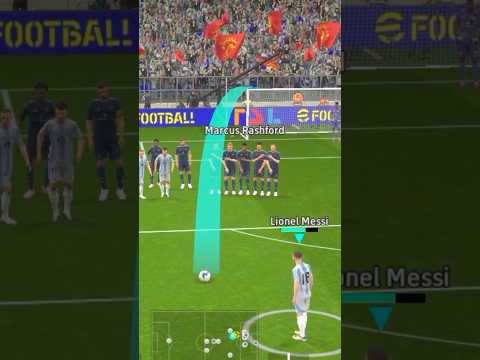 Messi Beautiful Curling Vs Goal Or No Goal #efootball2025 #trending #alphagameshz