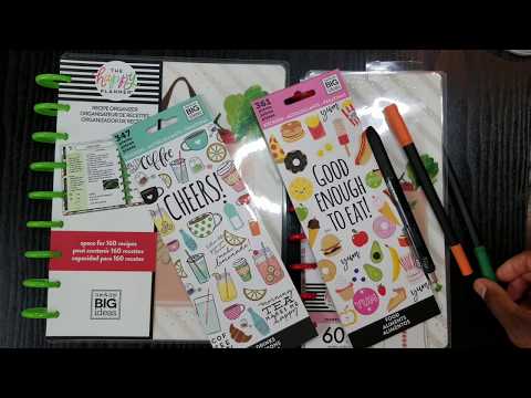 The Happy Planner Recipe Planner Newbie| First Impressions