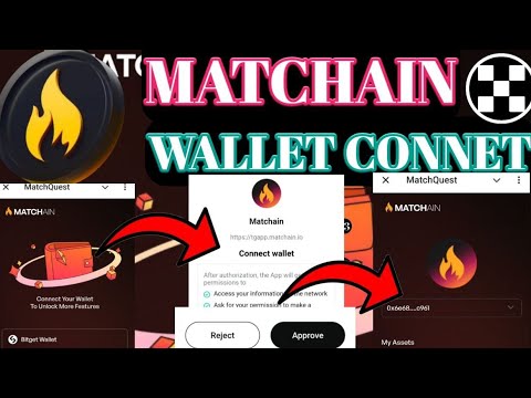 Matchain Bitget   Wallet connect solution video | Matchain Airdrop Withdraw Soon #Matchain#blum