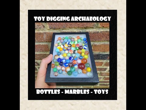 Toy Digging Archaeology - Vintage Marbles - Coca Cola - Pepsi - Antiques - Bottle Digging - Ohio -