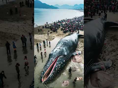 Very bad 😭 rip in Whale #natureocean #fish