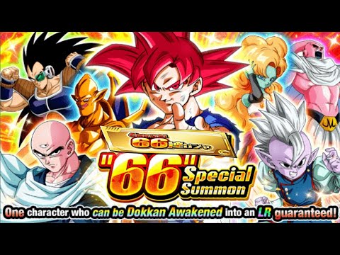 "66" SPECIAL SUMMON GUARANTEED FREE LR! | Dragonball Z Dokkan Battle Global