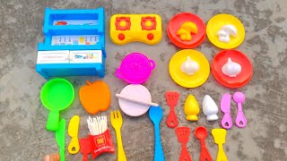 Diy unboxing amazing mini plastic kitchen set@existclay @miniclay5092