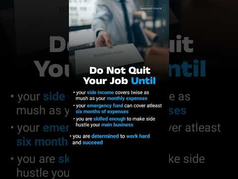 Don't Quit Your Job Until... #Shorts #motivational