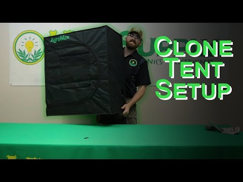 Grow Tent Setup Timelapse: AgroMax Clone Tent