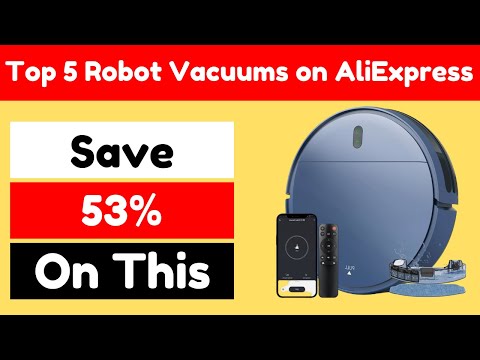 Top 5 Robot Vacuums on AliExpress - Discounts Up to 53% OFF!